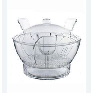 Prodyne Acrylic Cold Bowl On Ice Service Set. Social Set